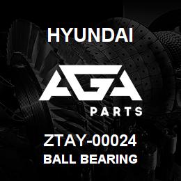 ZTAY-00024 Hyundai Construction BALL BEARING | AGA Parts