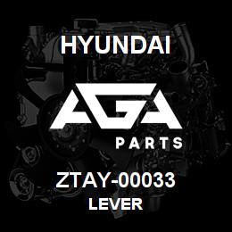 ZTAY-00033 Hyundai Construction LEVER | AGA Parts