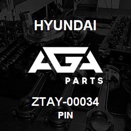 ZTAY-00034 Hyundai Construction PIN | AGA Parts