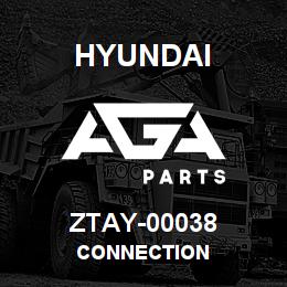 ZTAY-00038 Hyundai Construction CONNECTION | AGA Parts