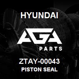 ZTAY-00043 Hyundai Construction PISTON SEAL | AGA Parts