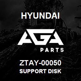 ZTAY-00050 Hyundai Construction SUPPORT DISK | AGA Parts