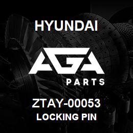 ZTAY-00053 Hyundai Construction LOCKING PIN | AGA Parts
