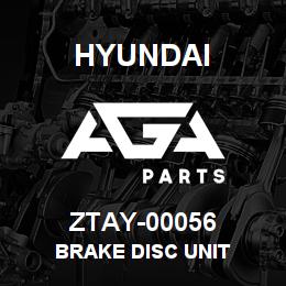 ZTAY-00056 Hyundai Construction BRAKE DISC UNIT | AGA Parts
