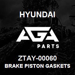 ZTAY-00060 Hyundai Construction BRAKE PISTON GASKETS | AGA Parts
