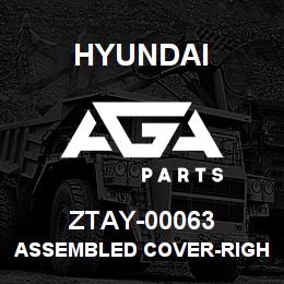 ZTAY-00063 Hyundai Construction ASSEMBLED COVER-RIGHT | AGA Parts