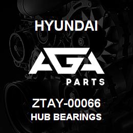 ZTAY-00066 Hyundai Construction HUB BEARINGS | AGA Parts