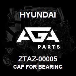 ZTAZ-00005 Hyundai Construction CAP FOR BEARING | AGA Parts