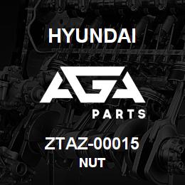 ZTAZ-00015 Hyundai Construction NUT | AGA Parts