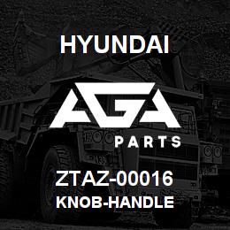 ZTAZ-00016 Hyundai Construction KNOB-HANDLE | AGA Parts