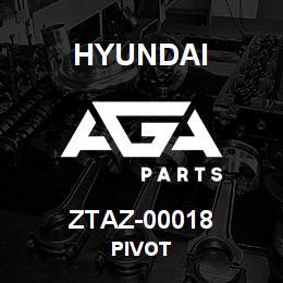 ZTAZ-00018 Hyundai Construction PIVOT | AGA Parts