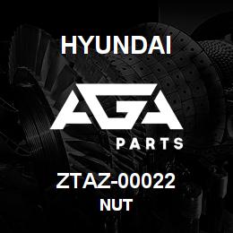 ZTAZ-00022 Hyundai Construction NUT | AGA Parts