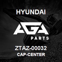ZTAZ-00032 Hyundai Construction CAP-CENTER | AGA Parts
