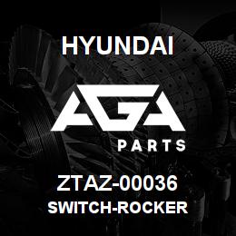 ZTAZ-00036 Hyundai Construction SWITCH-ROCKER | AGA Parts