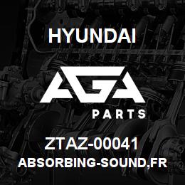 ZTAZ-00041 Hyundai Construction ABSORBING-SOUND,FR | AGA Parts