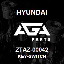 ZTAZ-00042 Hyundai Construction KEY-SWITCH | AGA Parts