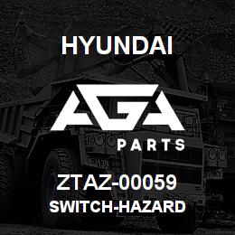 ZTAZ-00059 Hyundai Construction SWITCH-HAZARD | AGA Parts