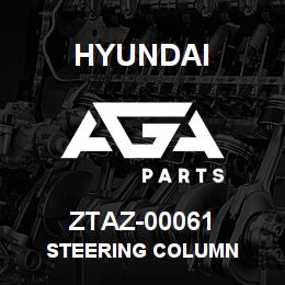 ZTAZ-00061 Hyundai Construction STEERING COLUMN | AGA Parts