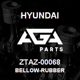 ZTAZ-00068 Hyundai Construction BELLOW-RUBBER | AGA Parts