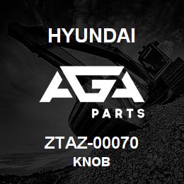 ZTAZ-00070 Hyundai Construction KNOB | AGA Parts