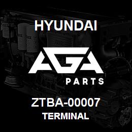 ZTBA-00007 Hyundai Construction TERMINAL | AGA Parts