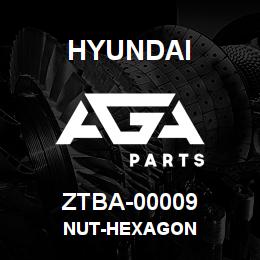 ZTBA-00009 Hyundai Construction NUT-HEXAGON | AGA Parts