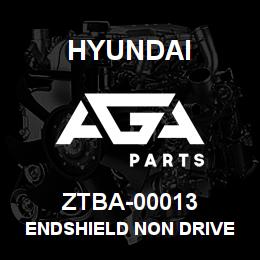 ZTBA-00013 Hyundai Construction ENDSHIELD NON DRIVE END | AGA Parts