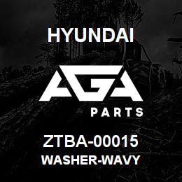 ZTBA-00015 Hyundai Construction WASHER-WAVY | AGA Parts