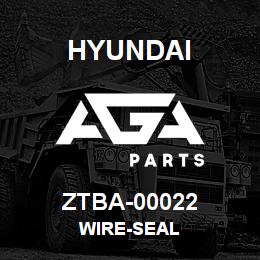 ZTBA-00022 Hyundai Construction WIRE-SEAL | AGA Parts