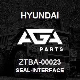 ZTBA-00023 Hyundai Construction SEAL-INTERFACE | AGA Parts