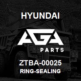 ZTBA-00025 Hyundai Construction RING-SEALING | AGA Parts