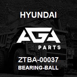 ZTBA-00037 Hyundai Construction BEARING-BALL | AGA Parts
