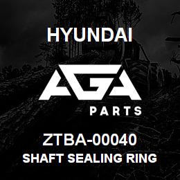 ZTBA-00040 Hyundai Construction SHAFT SEALING RING | AGA Parts