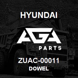 ZUAC-00011 Hyundai Construction DOWEL | AGA Parts
