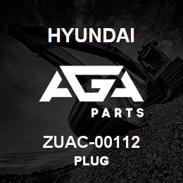 ZUAC-00112 Hyundai Construction PLUG | AGA Parts