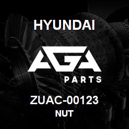 ZUAC-00123 Hyundai Construction NUT | AGA Parts