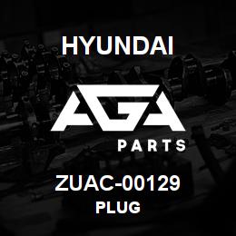 ZUAC-00129 Hyundai Construction PLUG | AGA Parts