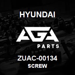ZUAC-00134 Hyundai Construction SCREW | AGA Parts