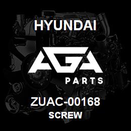 ZUAC-00168 Hyundai Construction SCREW | AGA Parts