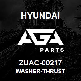 ZUAC-00217 Hyundai Construction WASHER-THRUST | AGA Parts