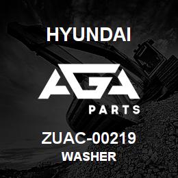 ZUAC-00219 Hyundai Construction WASHER | AGA Parts
