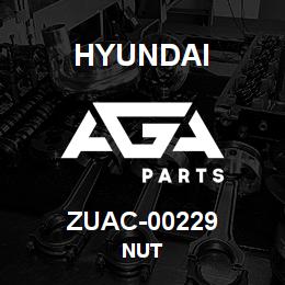 ZUAC-00229 Hyundai Construction NUT | AGA Parts