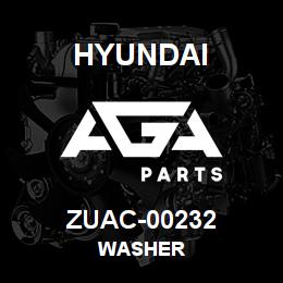 ZUAC-00232 Hyundai Construction WASHER | AGA Parts