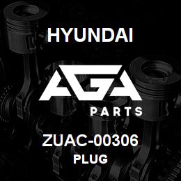 ZUAC-00306 Hyundai Construction PLUG | AGA Parts