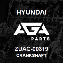 ZUAC-00319 Hyundai Construction CRANKSHAFT | AGA Parts