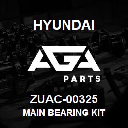 ZUAC-00325 Hyundai Construction MAIN BEARING KIT | AGA Parts