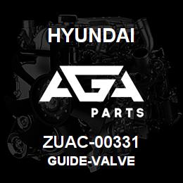 ZUAC-00331 Hyundai Construction GUIDE-VALVE | AGA Parts