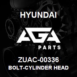 ZUAC-00336 Hyundai Construction BOLT-CYLINDER HEAD | AGA Parts