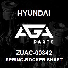 ZUAC-00342 Hyundai Construction SPRING-ROCKER SHAFT | AGA Parts