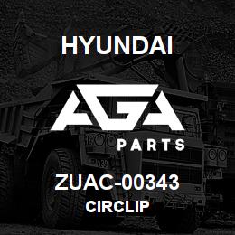 ZUAC-00343 Hyundai Construction CIRCLIP | AGA Parts